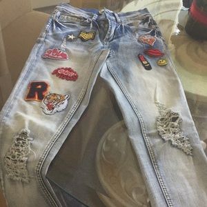 Indigo rein angle jeans size 3' great condition